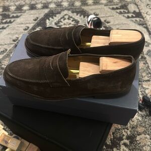 Dark Brown Suede loafer